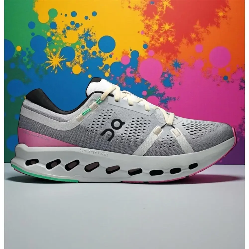 Men's ON Cloudsurfer 2 White | Mineral Running Shoes Size 12